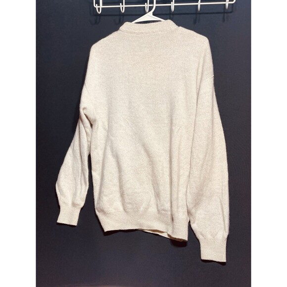 Point Multicolor Knit Sweater Unique Unisex Sz L56 - Picture 4 of 6